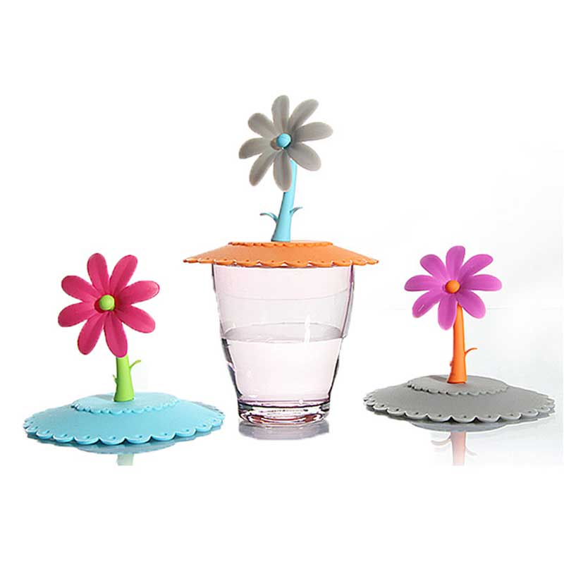 Слънчогледови чаши капаци за храна на храната силиконова чаша капаци